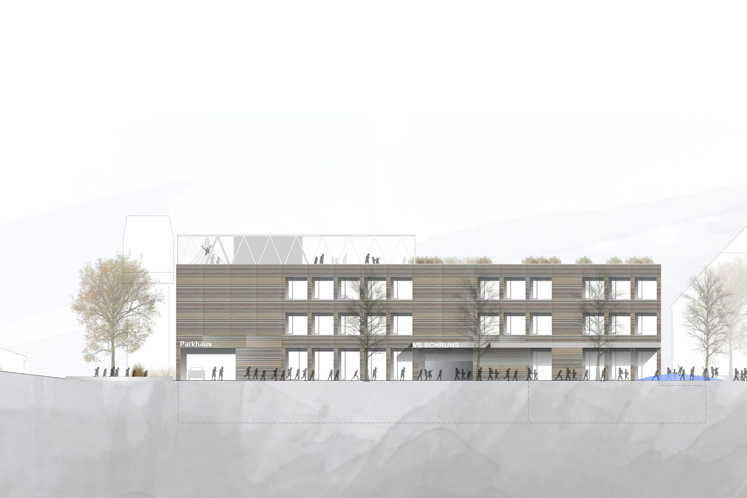 Fahr Architekt Hannover - Volksschule <small>Schruns Österreich</small>